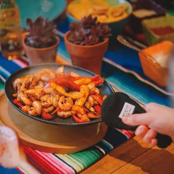 Τηγάνι Μαντεμένιο WORLD OF FLAVOURS Με Βάση 25 cm image 3