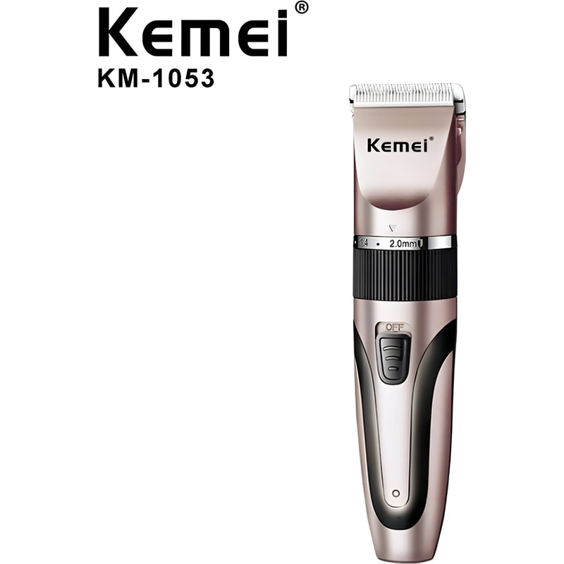 KEMEI Κουρευτική Μηχανή Σκύλων Kemei Km-1053 - Χρυσή