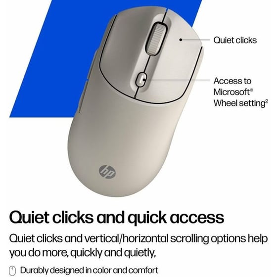 HP 400 Quiet Ασύρματο Ποντίκι - Maple image 6