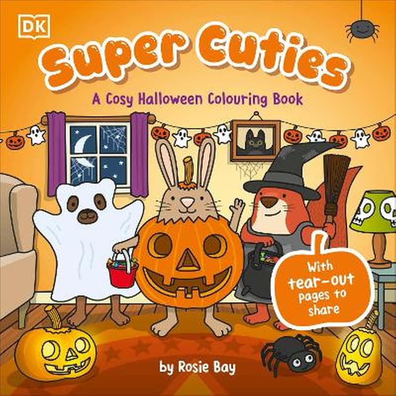 Super Cuties A Cosy Halloween Colouring Book