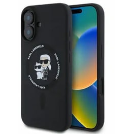 Θήκη Apple iPhone 16 - Karl Lagerfeld KC Heads Ring MagSafe - Black