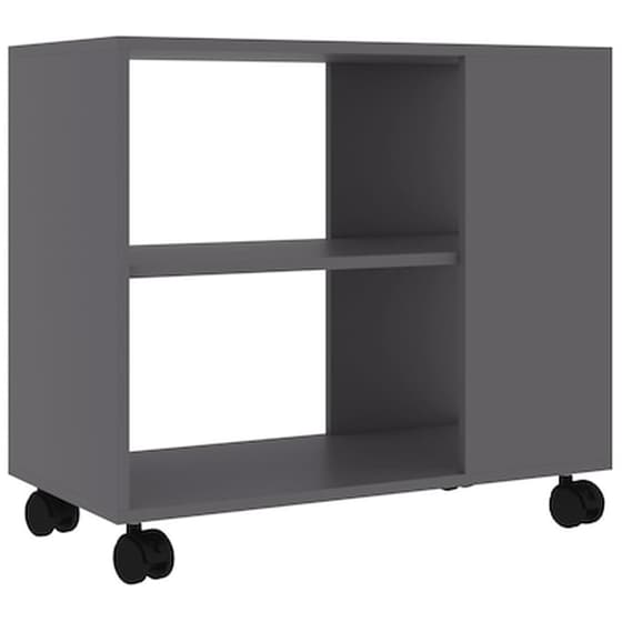 Τραπεζάκι Σαλονιού VidaXL από Μοριοσανίδα 70x35x55cm - Γκρι image 2