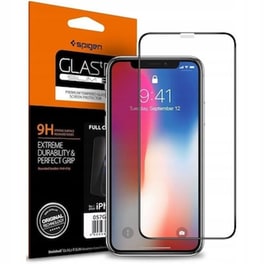 Προστατευτικό οθόνης Apple iPhone XR/iPhone 11 - Spigen Tempered Glass Fc Black