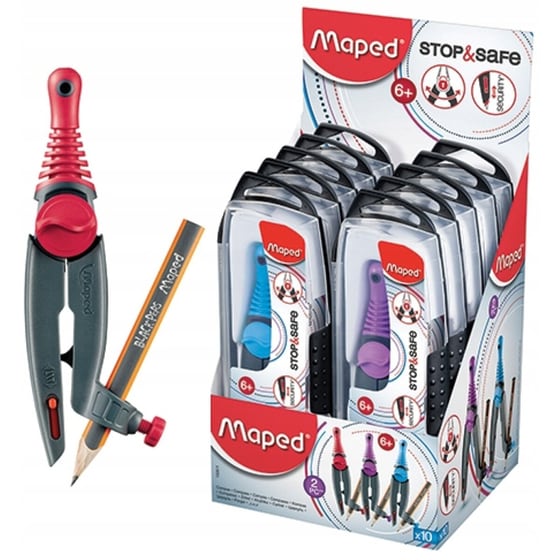 Διαβήτης Maped Stop And Safe Με Μολύβι image 1
