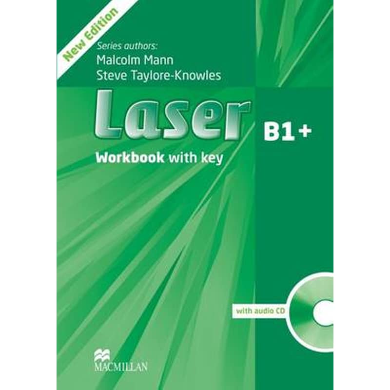 Laser 3rd edition B1+ Workbook with key CD Pack