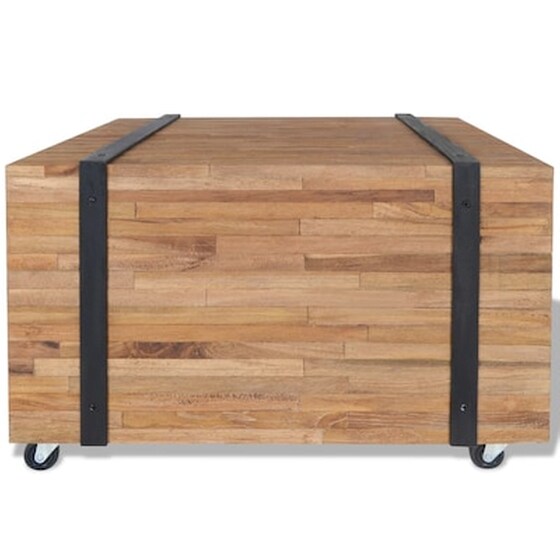 Vidaxl Τραπεζάκι Βοηθητικό 60 X 60 X 38 Εκ. Από Ξύλο Teak image 3