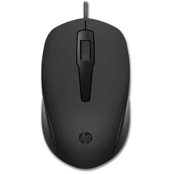HP 150 Ενσύρματο Ποντίκι Μαύρο image 0