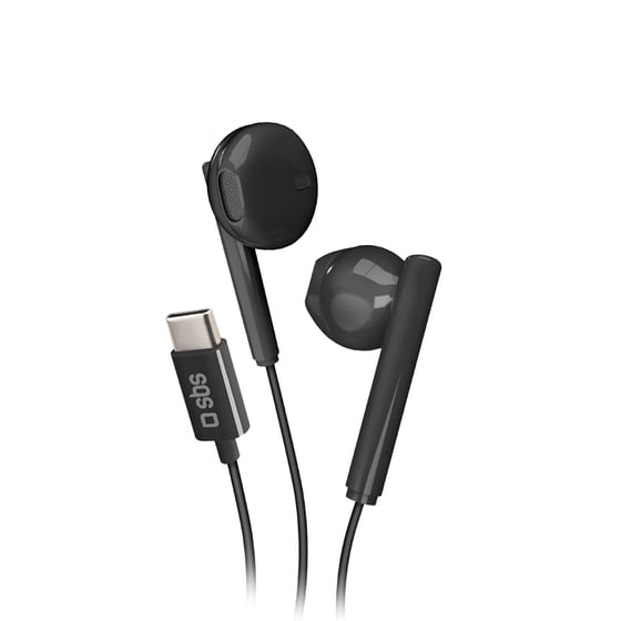 Ακουστικά Handsfree SBS Studio Mix 65C USB-C - Μαύρα image 1