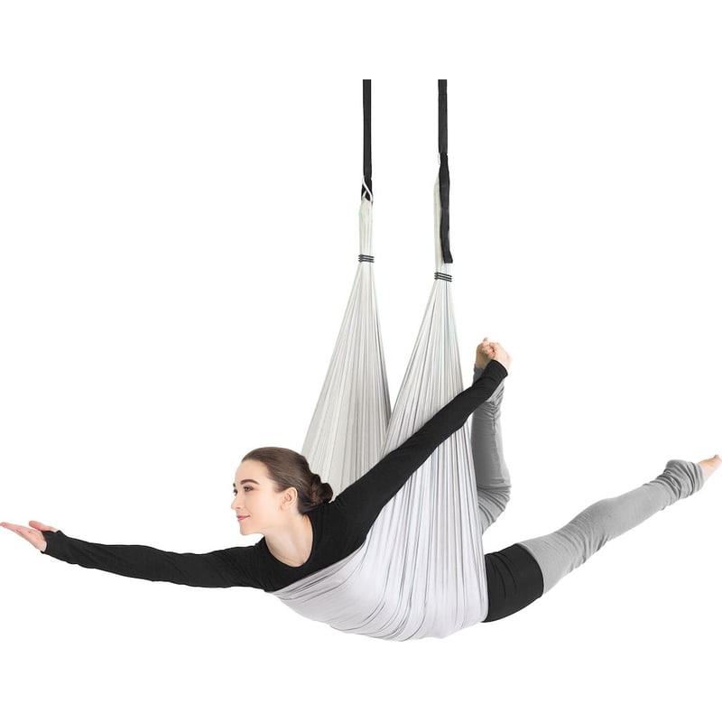 AMILA Πανί Aerial Yoga Hammock Amila 96924 (Μικρής Ελαστικότητας) 5m από Νάιλον 40D - Λευκό