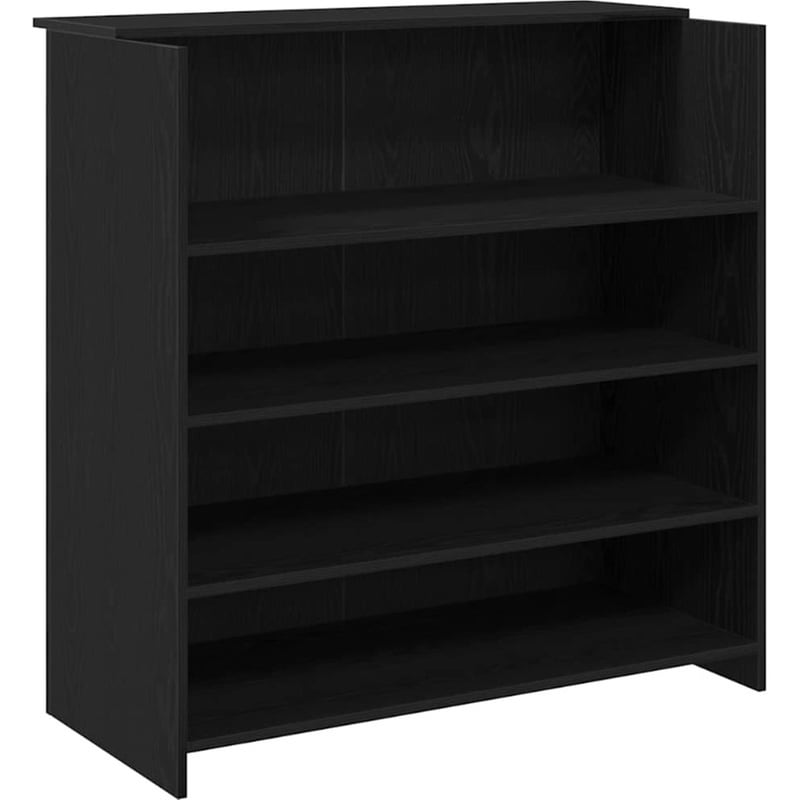 Γραφείο Υποδοχής VidaXL από Τεχνητό Ξύλο 100x50x103,5 cm - Μαύρη Δρυς