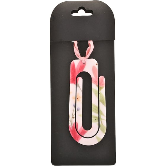 Σελίδοδείκτης Κάθετος Rodia Plexi Paper Clip Λουλούδια image 0