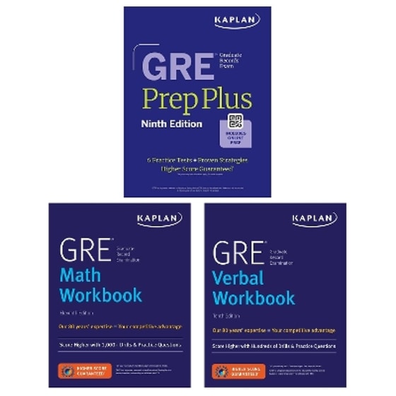 GRE Complete Ninth Edition (2025): Includes 6 Full Length Practice Tests, 2500+ Practice Questions + Online Access to 1000+ Question Bank, Video Explanations, and a Kaplan Live Online Class image 0