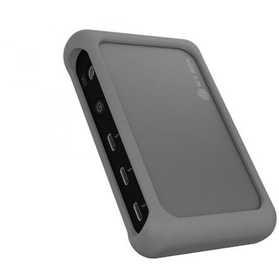 Docking Station Icy Box IB‑HUB801‑TB4  - Γκρι image 1