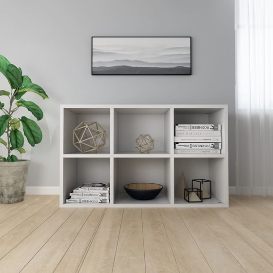 Βιβλιοθήκη VidaXL από Ξύλο 66x30x98 cm - Λευκό image 10