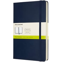 Σημειωματάριο Moleskine Plain Medium Μπλε (1 Τεμάχιο)