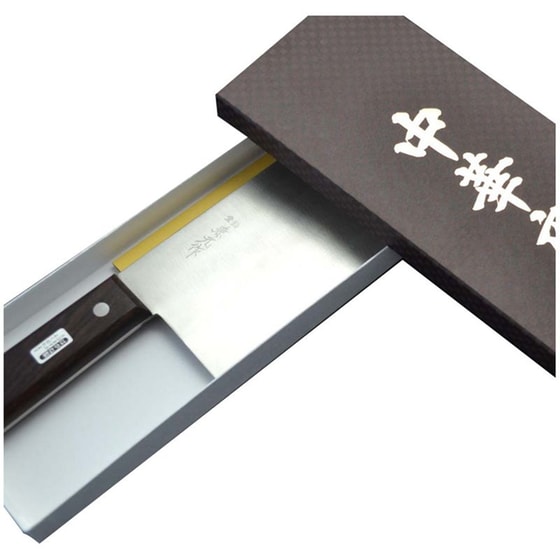 Μπαλτάς Kanemoto Carbon Chinese Cleaver Ανοξείδωτος 22 cm - Καφέ image 3