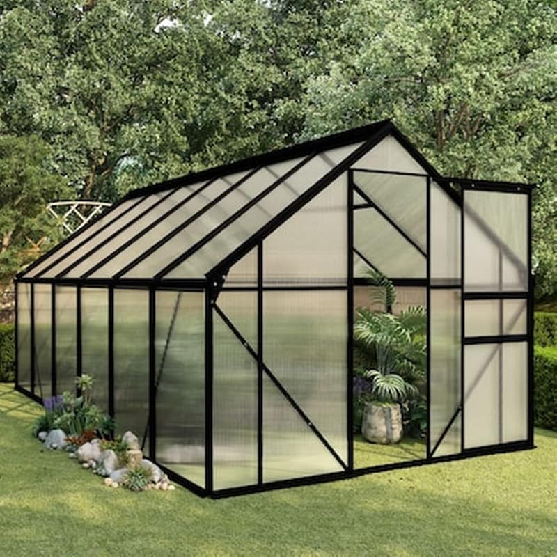 VIDAXL Vidaxl Θερμοκήπιο Ανθρακί 7,03 Μ² Αλουμινίου