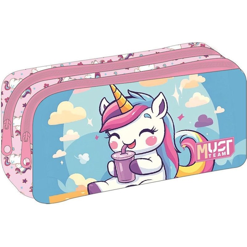 Κασετίνα Οβάλ Must Team Cute Unicorn