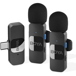 Σύστημα Διπλού Ασύρματου Μικροφώνου 2.4GHz με USB-C για Android - Boya BY-V20