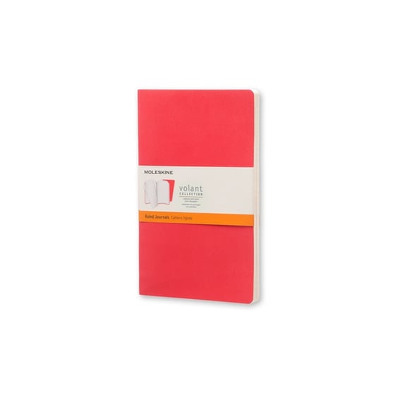 Σημειωματάριο Moleskine Volant Journal Ruled Red - Large (2 Τεμάχια) image 0