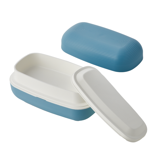 Φαγητοδοχείο Coolbee Οβάλ Blue 900 ml image 1