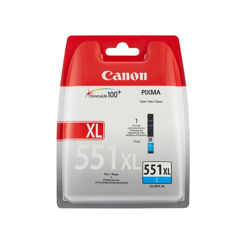 Canon CLI-551XL Κυανό Μελάνι Εκτυπωτή 6444B001 CANON