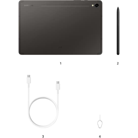 Samsung Galaxy Tab S9 Tablet 12GB/256GB 5G - Graphite image 3