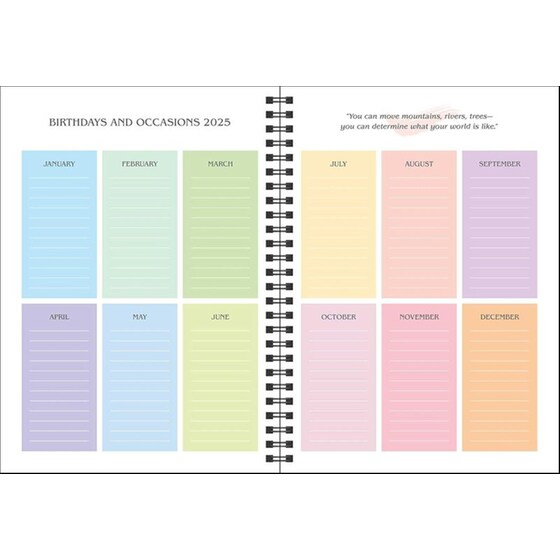 Ημερολόγιο Εβδομαδιαίο 2025 Bob Ross Planner 12M image 5