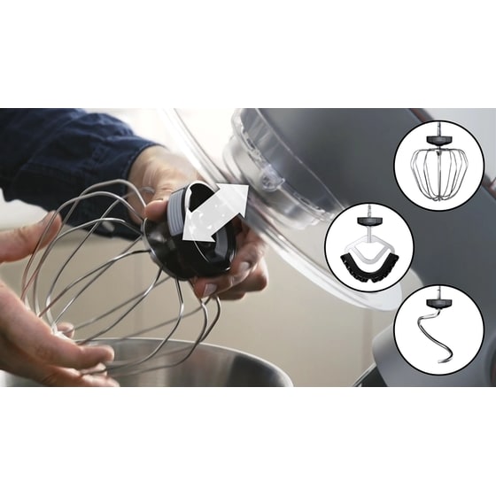 Κουζινομηχανή BOSCH Series 8 MUM9AX5S00 1600 W 5.5 L Ασημί image 4