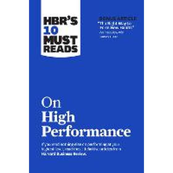 HBR's 10 Must Reads on High Performance image 0