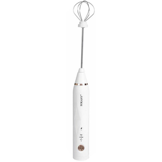 SOKANY SK-201A-WHITE Λευκή Φραπεδιέρα Χειρός image 0