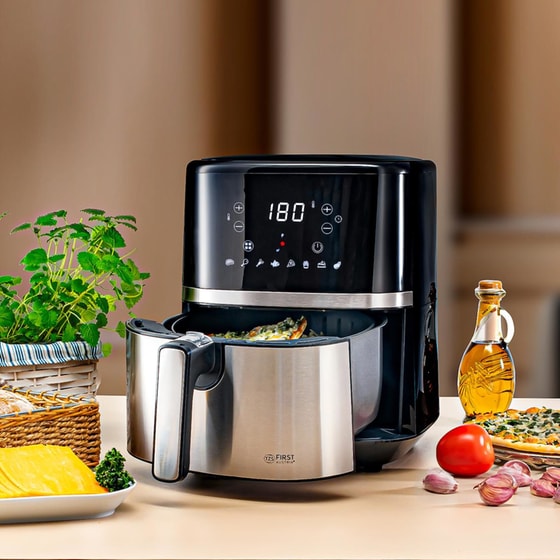 FIRST AUSTRIA FA-5053-3 με Αποσπώμενο Κάδο 1500W 3.5 L Μαύρο Φριτέζα Αέρος image 1