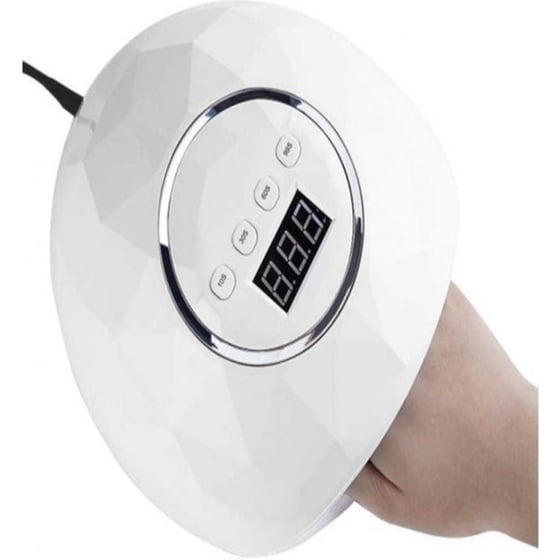 Φουρνάκι Νυχιών OEM F6 Smart UV / LED 86 W Ασημί image 1