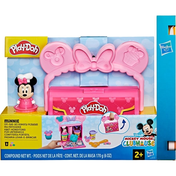 Παιχνιδολαμπάδα Play-Doh Disney JR Clubhouse On the Go Mickey/Minnie Playset - Τυχαία Επιλογή image 1