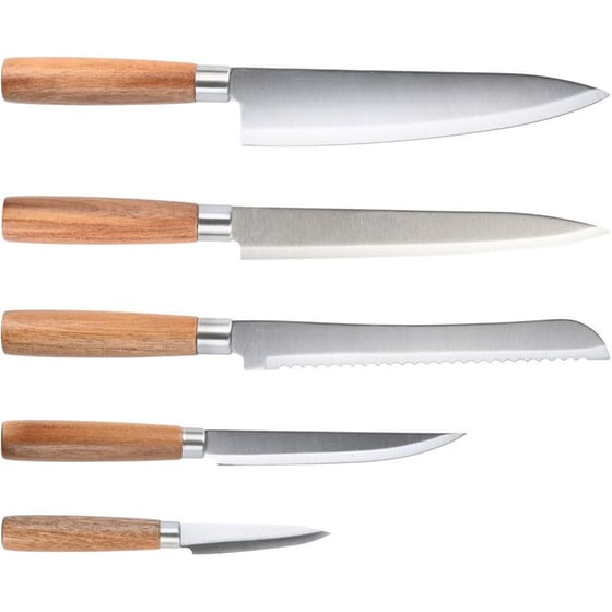 ESTIA 01-24826 Σετ Μαχαίρια Γενικής Χρήσης Καφέ image 1