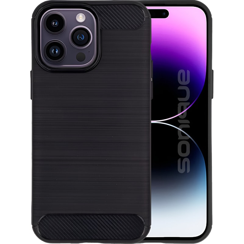 Θήκη Apple iPhone 14 Pro Max - Sonique Carbon Brushed - Μαύρο