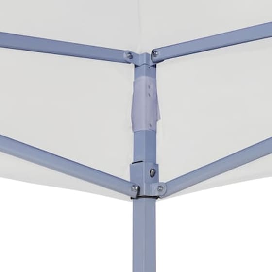 Κιόσκι Vidaxl Ατσάλι Πτυσσόμενο 2x2m - Λευκό image 3