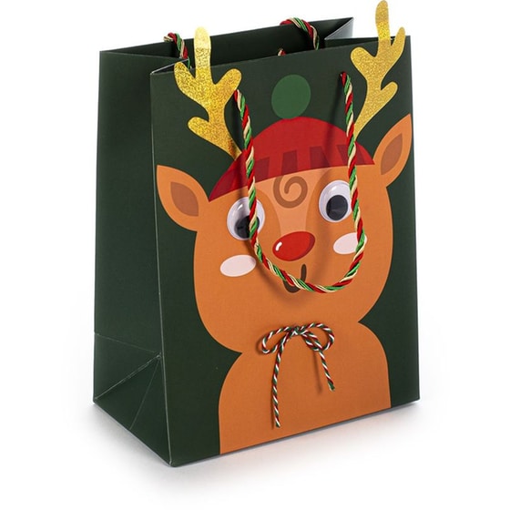 Σακούλα&nbsp;Δώρου Tri-Coastal&nbsp;Boy&nbsp;Reindeer&nbsp;House&nbsp;Small image 2