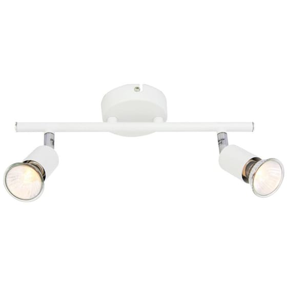 Σποτ Δίφωτο Aca Trinity Mc634wh2 Μεταλλικό - Λευκό image 0