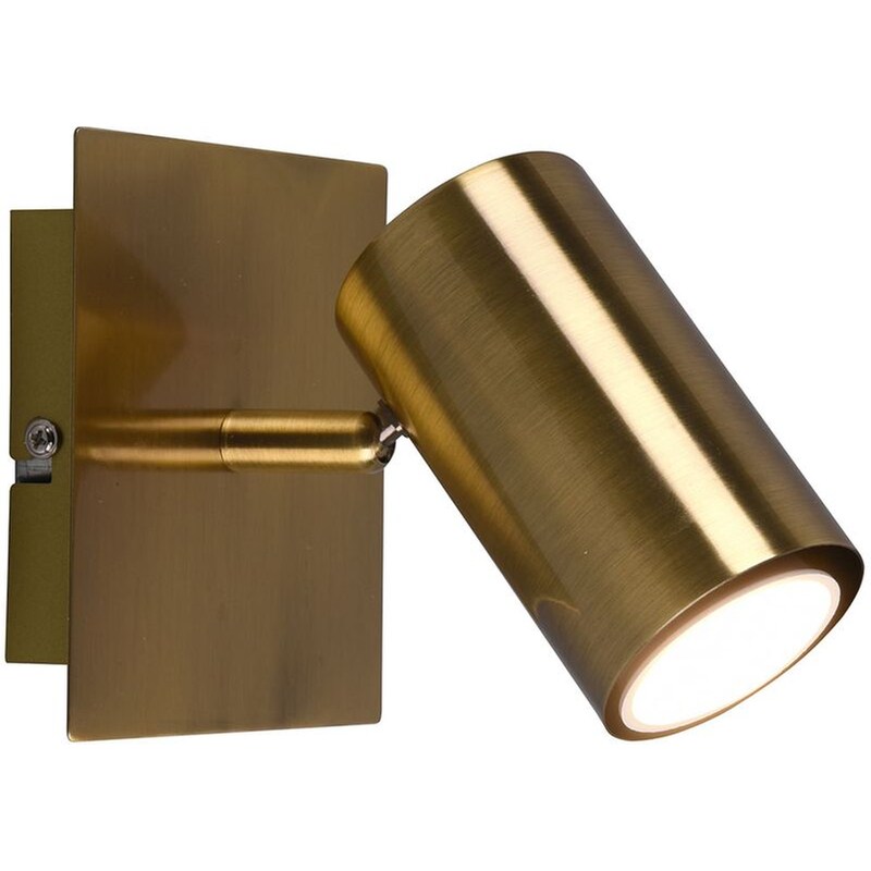Σποτ Μονόφωτο Trio Marley Old Brass Χρυσό