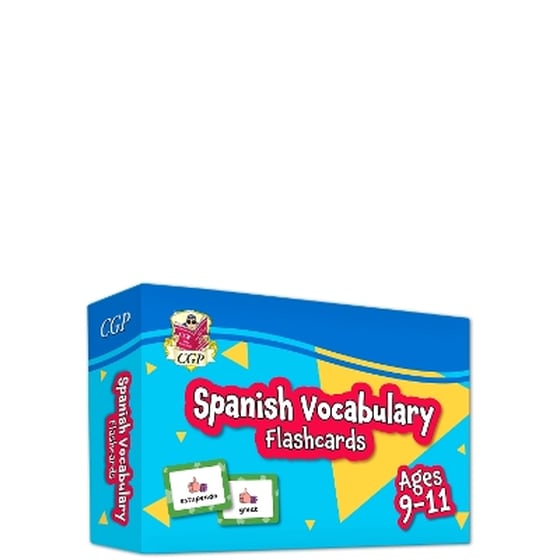 Spanish Vocabulary Flashcards for Ages 9-11 (with Free Online Audio) image 0