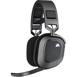 Corsair HS80 RGB Gaming Ασύρματα Ακουστικά 2.4 GHz - Μαύρα