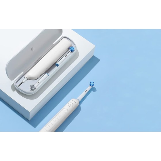 Ηλεκτρική Οδοντόβουρτσα BITVAE R2 Με Κεφαλές και Θήκη Ταξιδιού - Λευκό image 2