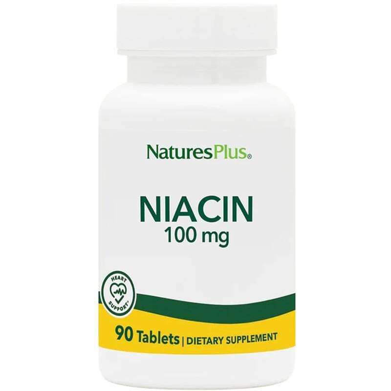 Natures Plus Niacin 100mg - 90 ταμπλέτες