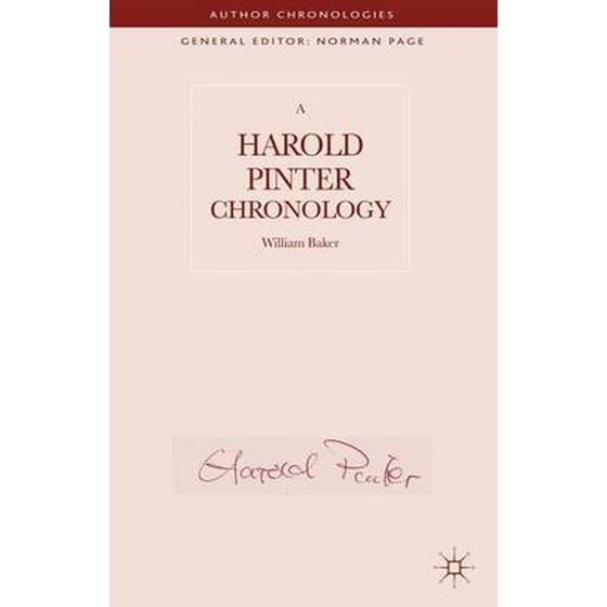 Harold Pinter Chronology image 0