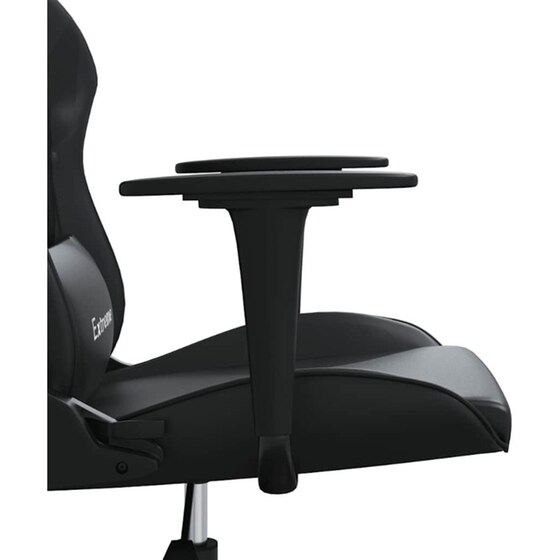 Καρέκλα Gaming VIDAXL 3143695 με Ρυθμιζόμενα Μπράτσα από Τεχνητό Δέρμα - Μαύρη image 7