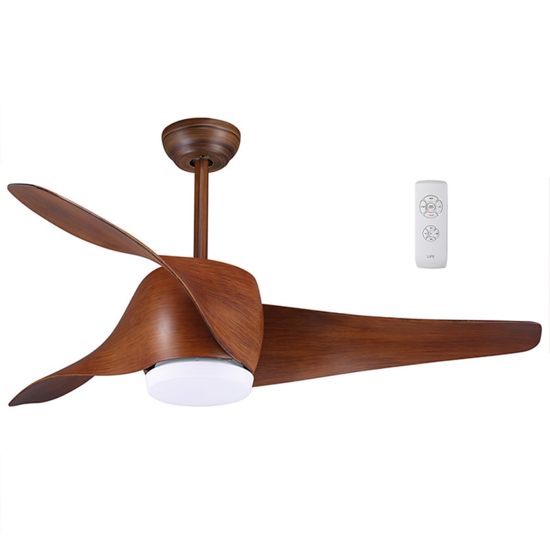 LIFE GODIVA 85W 132 cm με Φως και Τηλεχειριστήριο Ανεμιστήρας Οροφής