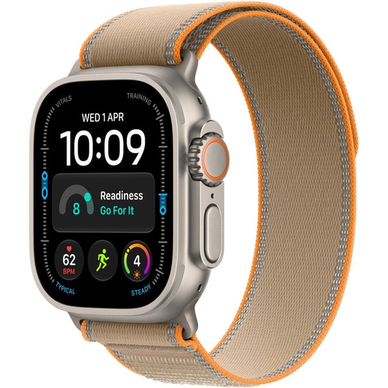 Apple Watch Ultra 4 GPS + Cellular 49mm Natural Titanium Case with Sand Trail Loop - S/M image 0