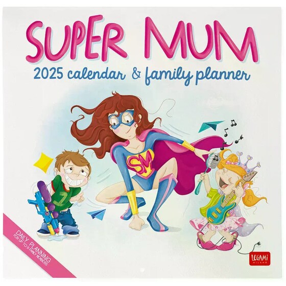 Ημερολόγιο Τοίχου Legami 2025 Super Mum 30x29 cm image 0