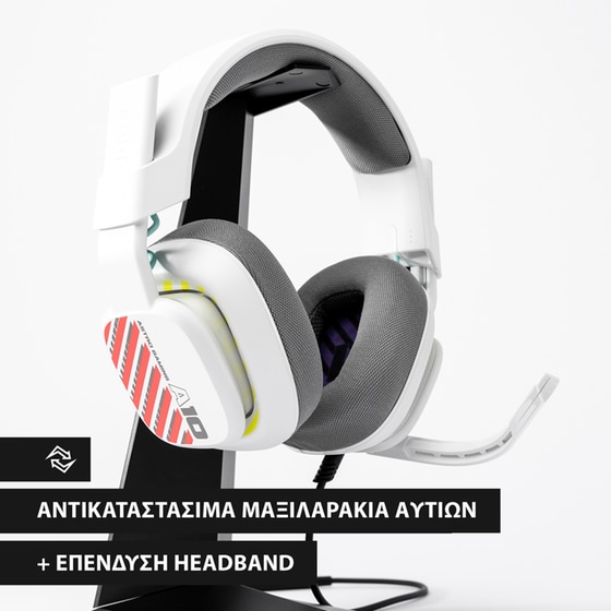 Astro A10 Gen 2 PS5 Gaming Ενσύρματα Ακουστικά 3.5mm Λευκά image 6